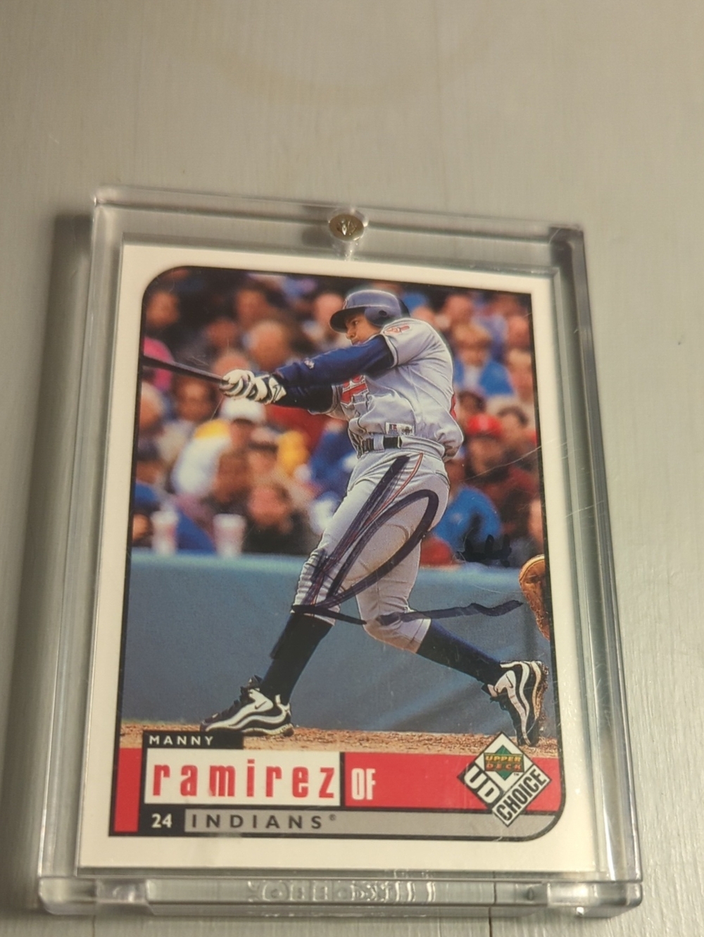 Manny Ramirez Autograph On Card